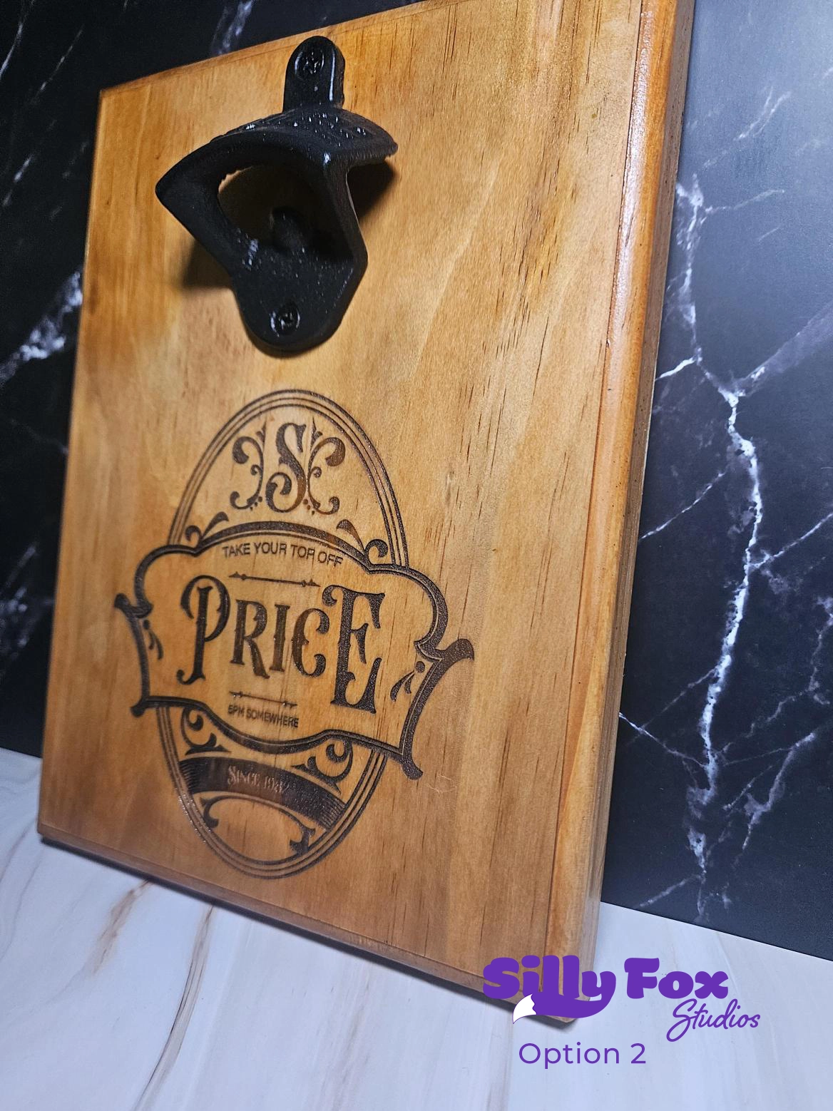 A custom wooden bottle opener in Rockhampton.