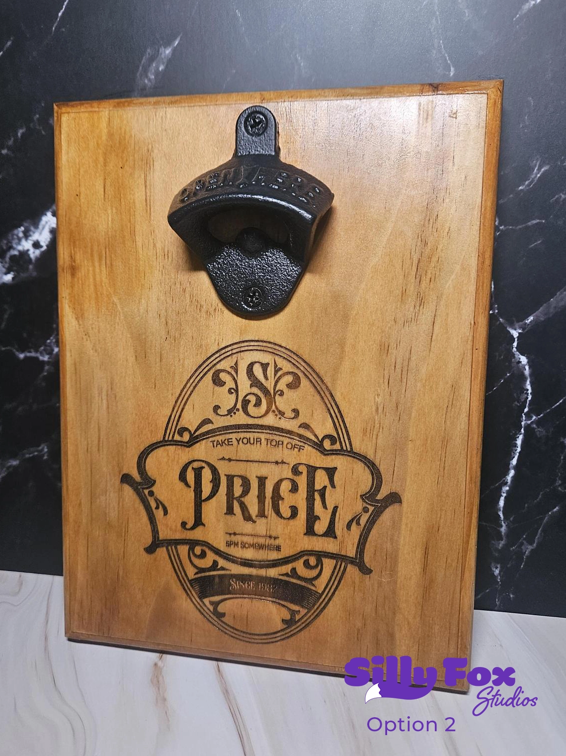 A custom wooden bottle opener in Rockhampton.
