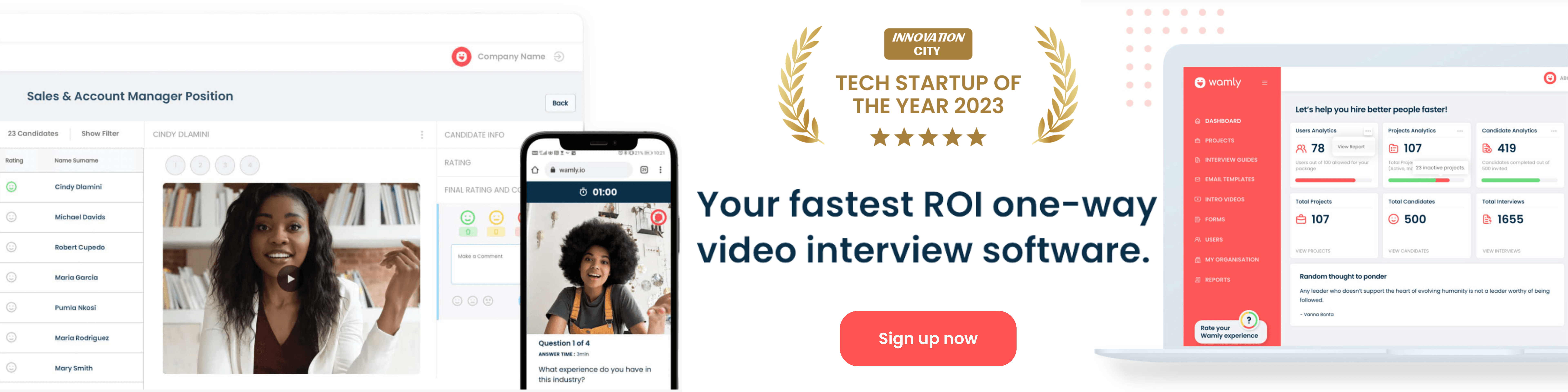 Register a free account with Wamly