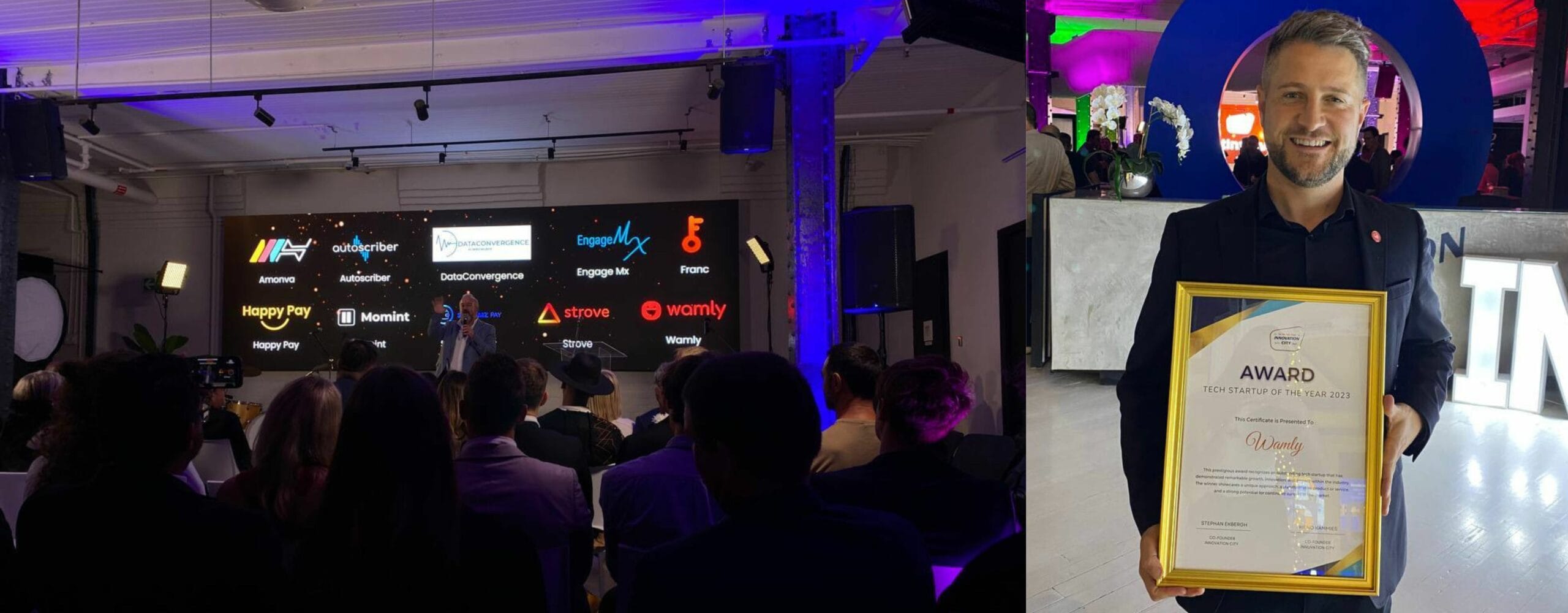 Wamly Wins Tech Startup of the Year 2023