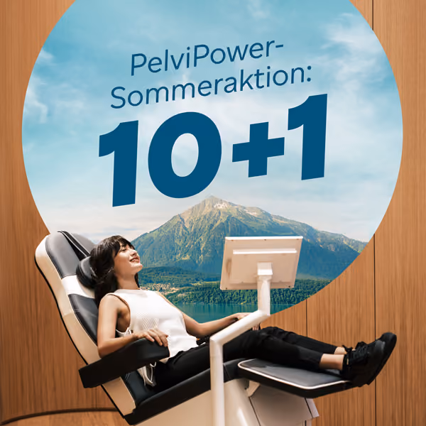 PelviPower-Sommeraktion: Beim Kauf eines 10er-Abos schenken wir Ihnen die 11. Sitzung