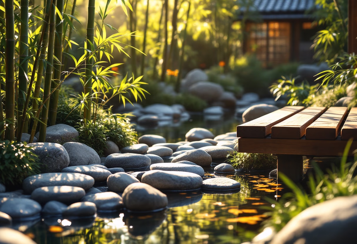 [background image] image of zen garden (for a wellness center)