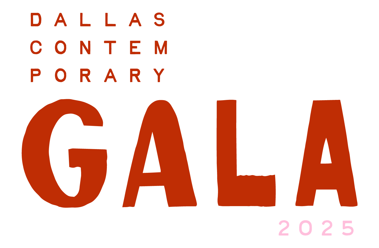 Dallas Contemporary Gala 2025' logo,  colour