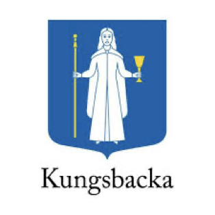 Logo for Kungsbacka. Municipal or regional emblem.
