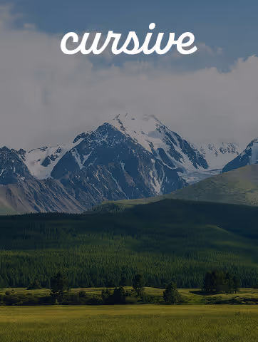 Cursive