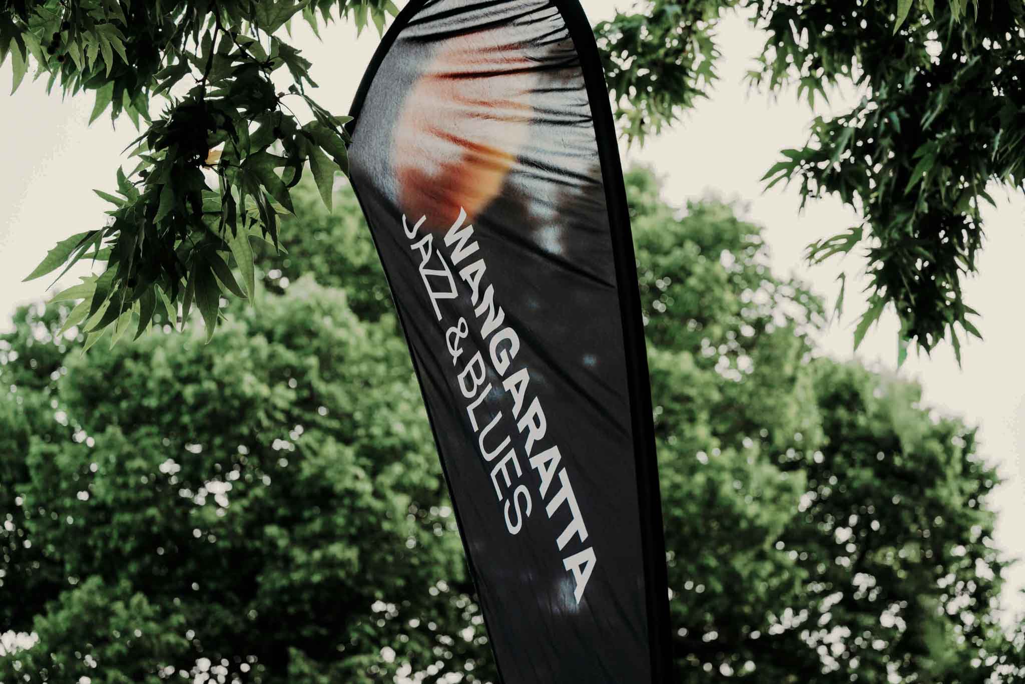 signage for a music festival