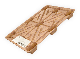 Wood pressed pallet