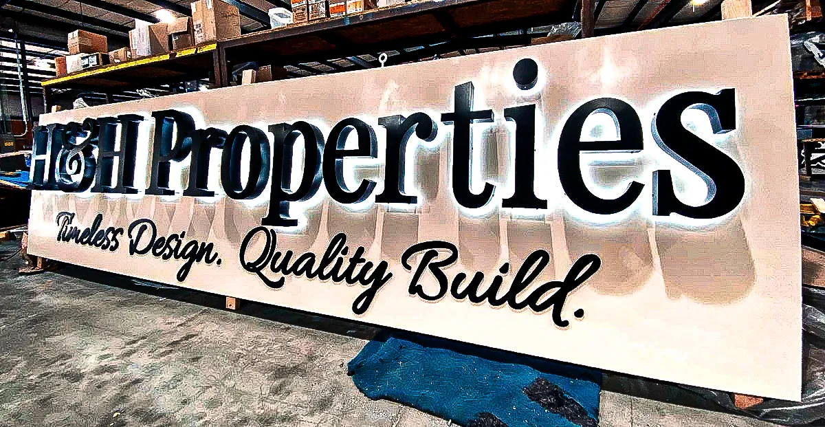 Commercial Interior Exterior Signs: H&Properties Awnings and Shades Quality Build