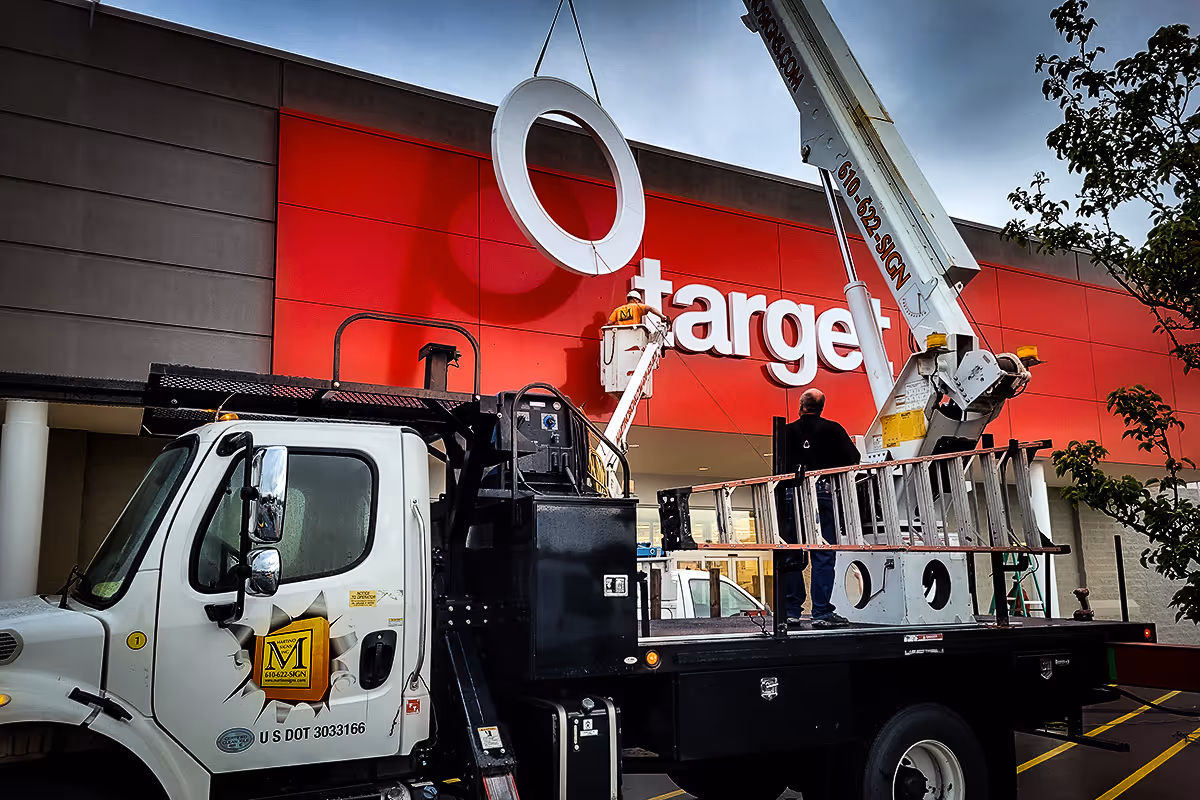 Retail & Shopping Centers Large Wall Signs