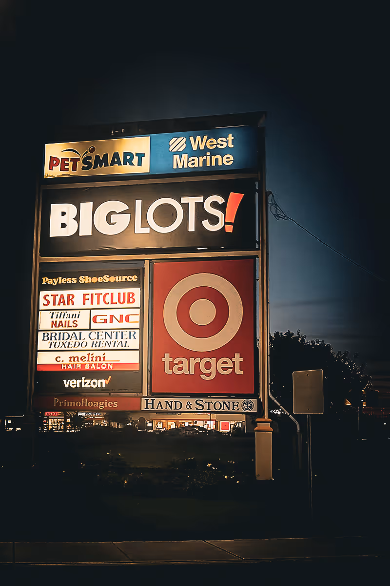 Retail & Shopping Centers Pylon Signs Shopping Center Signs