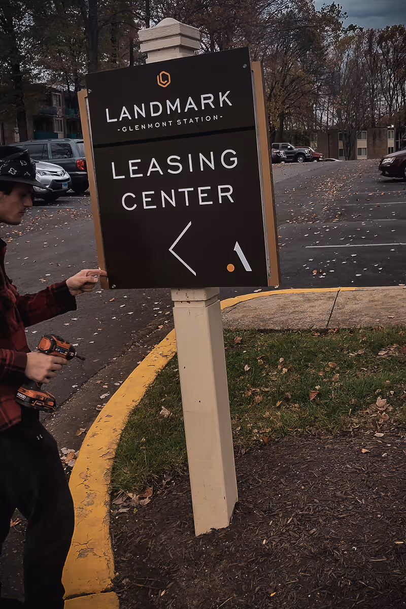 Real Estate & Property Management Wayfinding Exterior