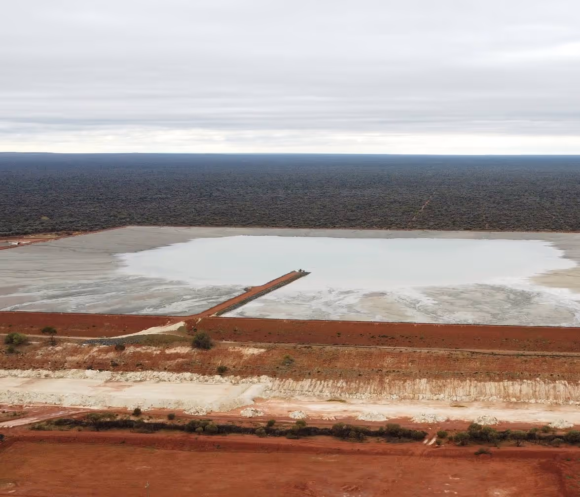 Tailings storage and processing facility at Kirkalocka