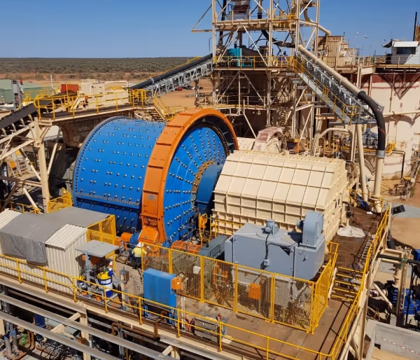 Processing infrastructure at Kirkalocka Plant, Murchison region WA