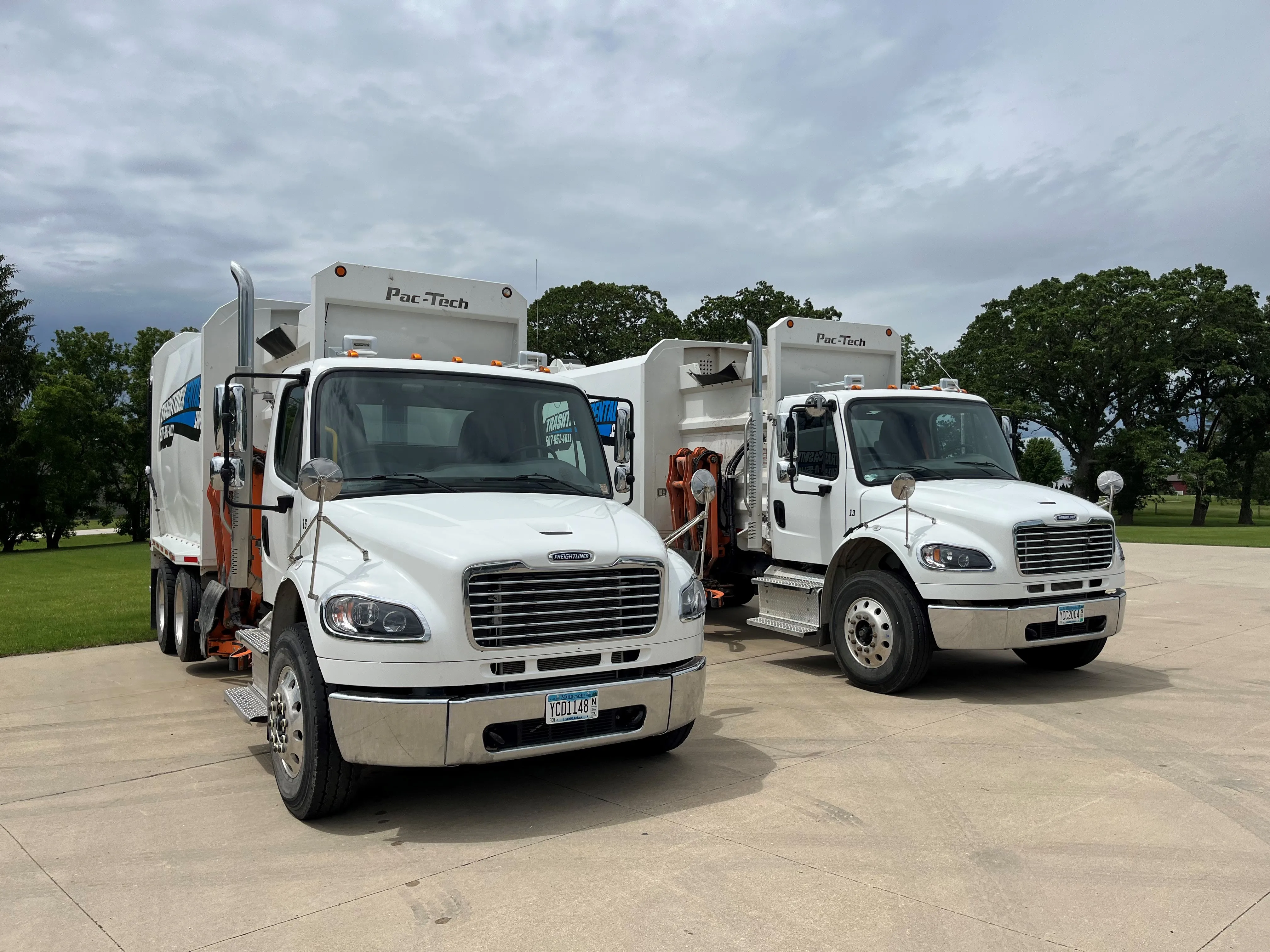 2024 Freightliner M2 Pac-Tech rear load garbage truck front view#1.3