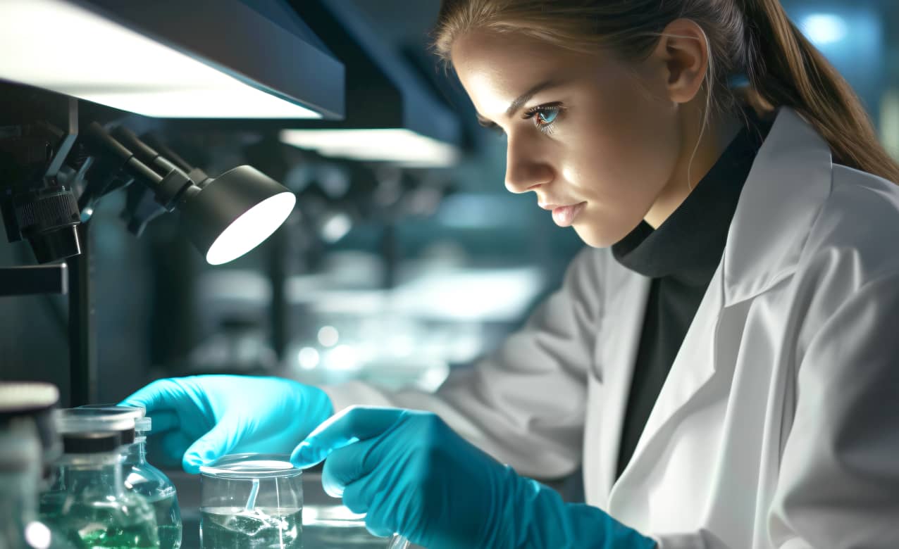 The Next Frontier Of Precision Medicine Image Laboratory X Webflow Template