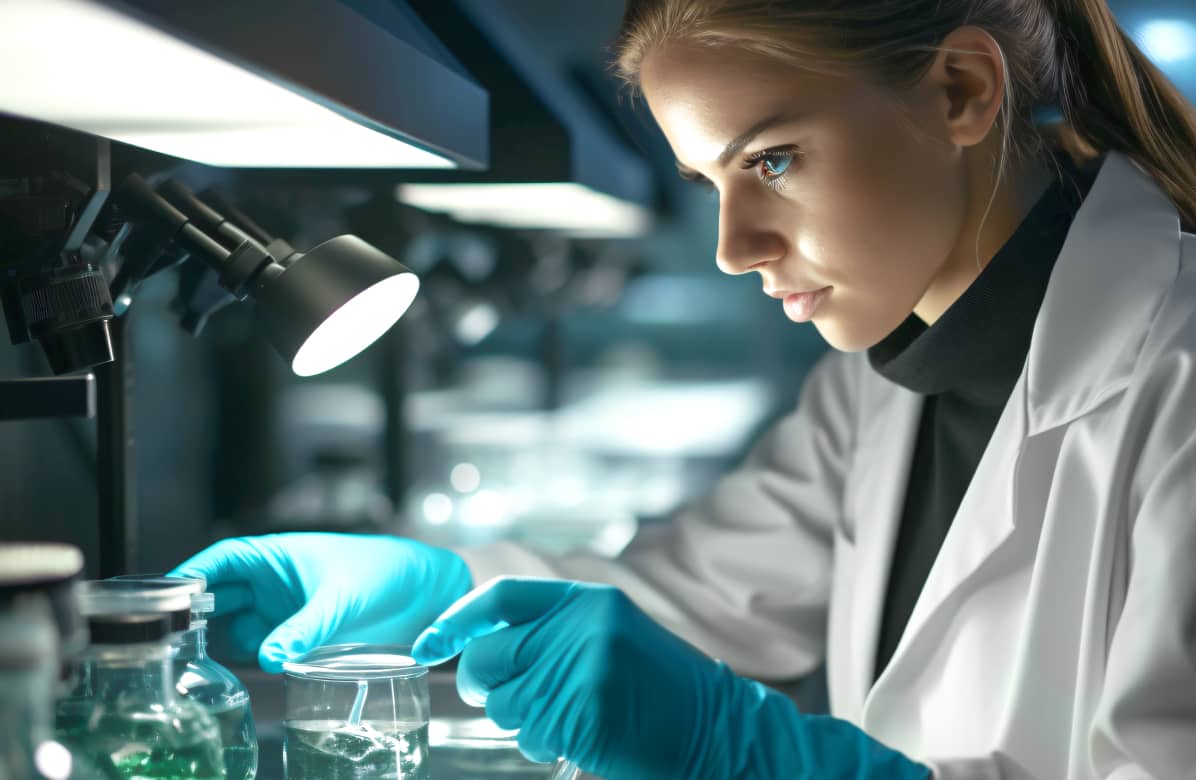 The Next Frontier Of Precision Medicine Image - Laboratory X Webflow Template