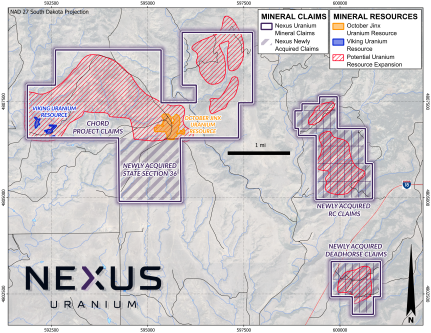Abbildung 1: Lageplan der Claims “RC”