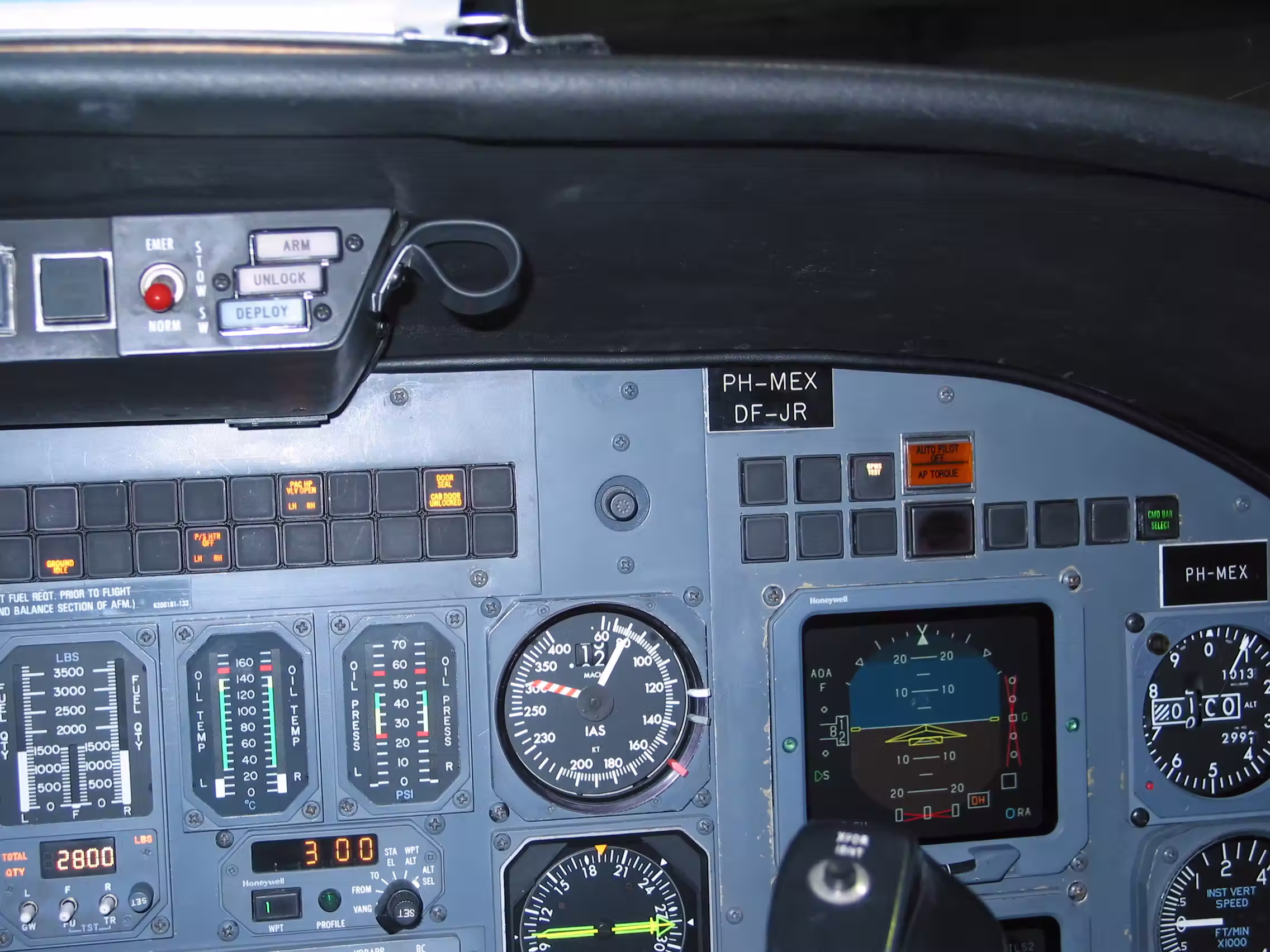 Vintage photo of the first business jet serviced by JetSupport technical team