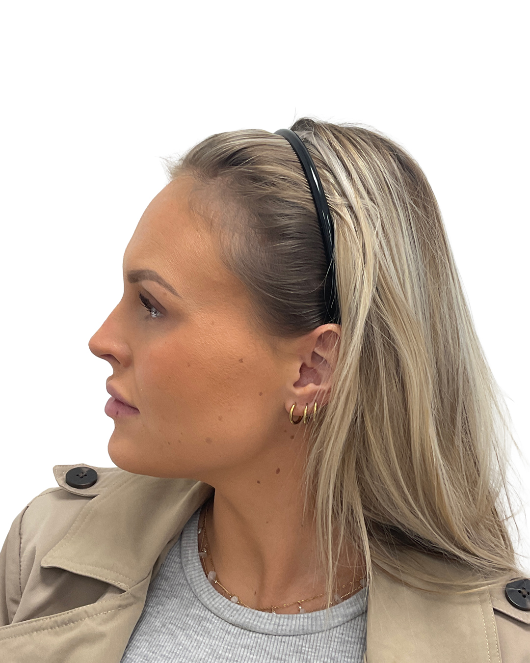 Emilia efter hårbehandlingen