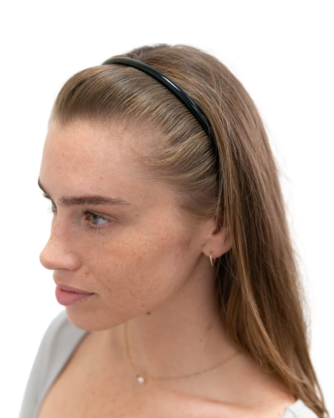 Emilia efter hårbehandlingen