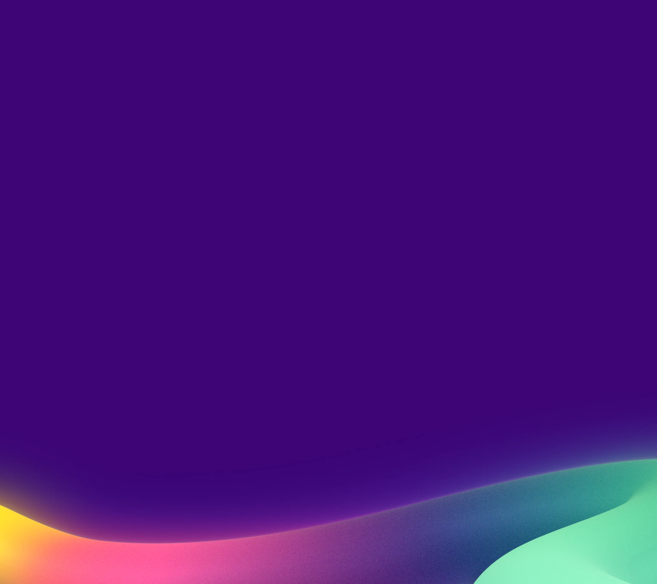 Abstract gradient background with smooth curves in purple, yellow, and green