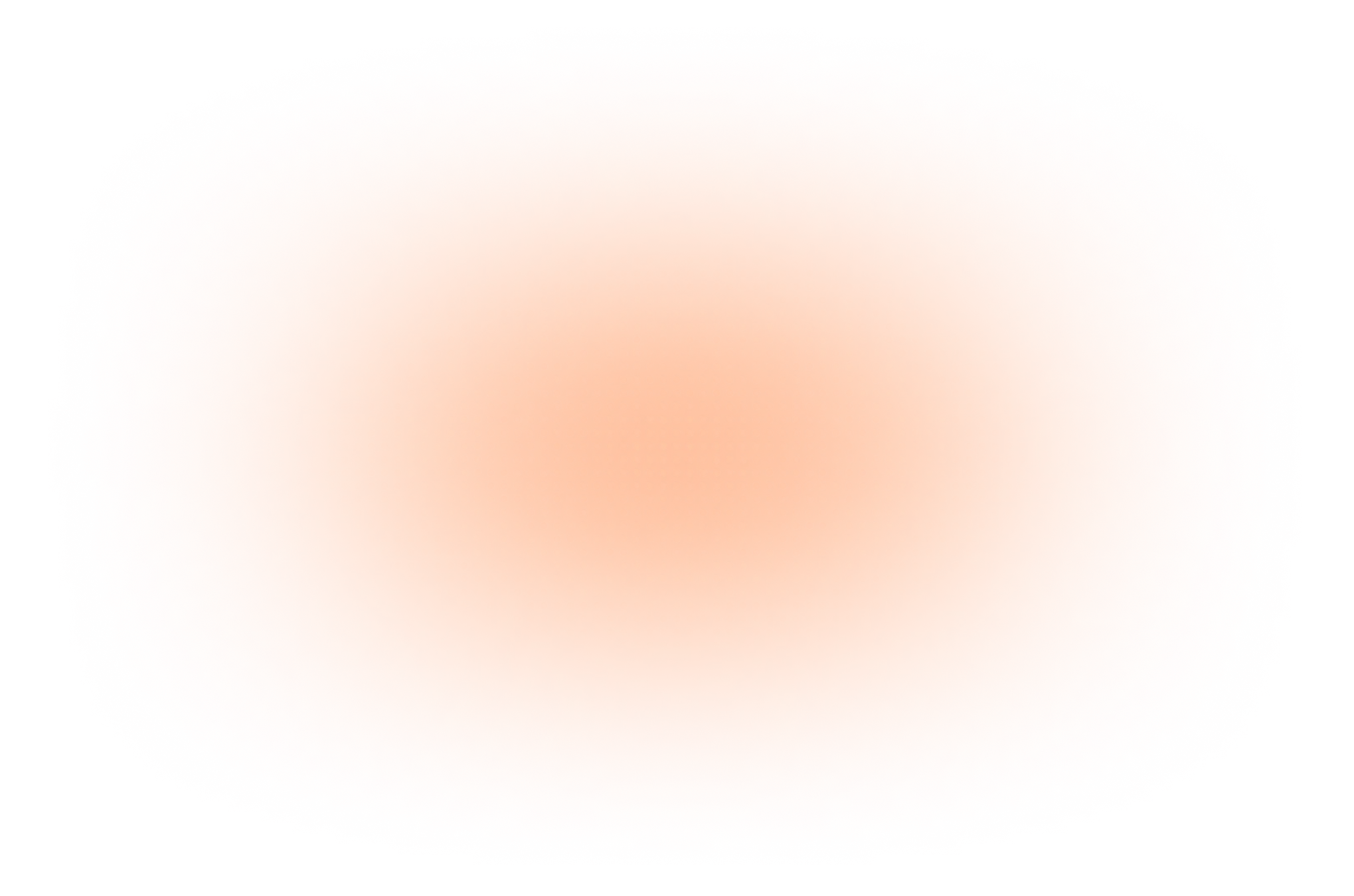 Orange rounded rectangle with a subtle dotted pattern and a blurred red and yellow glowing border.