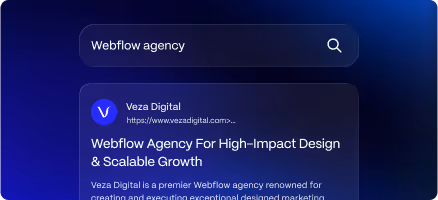 The webflow agency for high impact design and scalable growth.