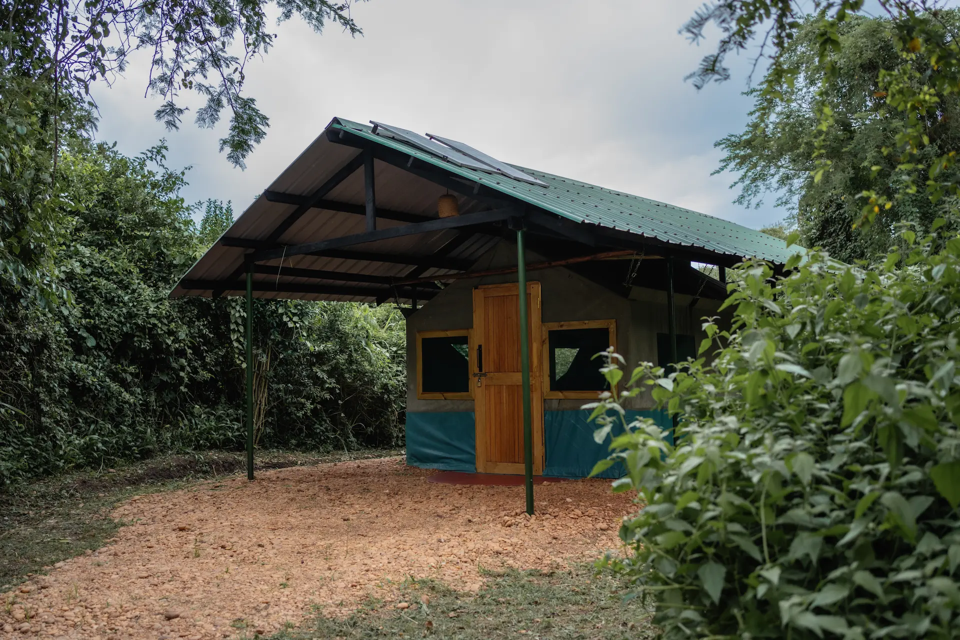 Comfortable Camping Tent located in the campsite area