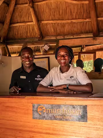 Welcoming Reception Team at Murchison River lodge 