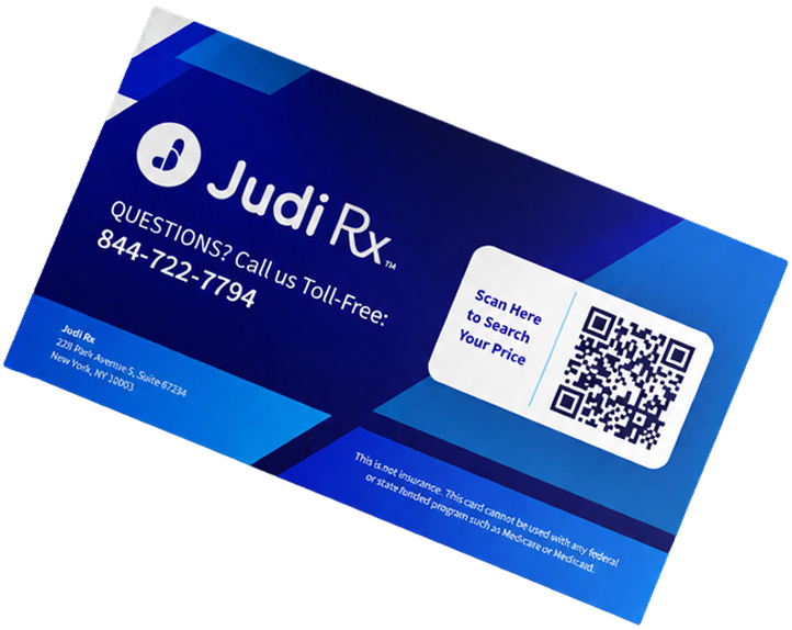 Judi Rx discount card