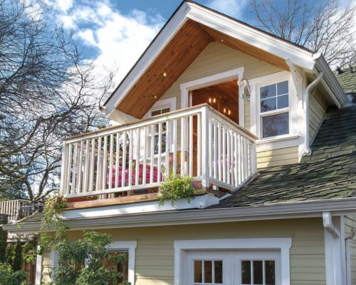 A partial dormer addition