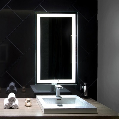The lighted mirror