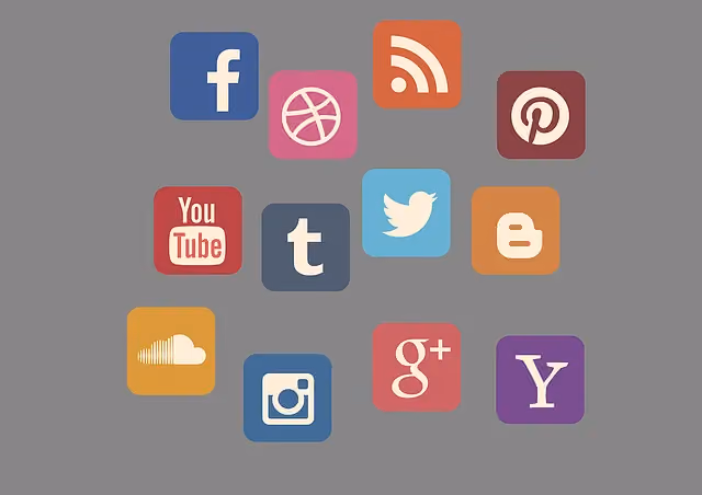 Icon-Set, Social Media, Kontakt, Netz