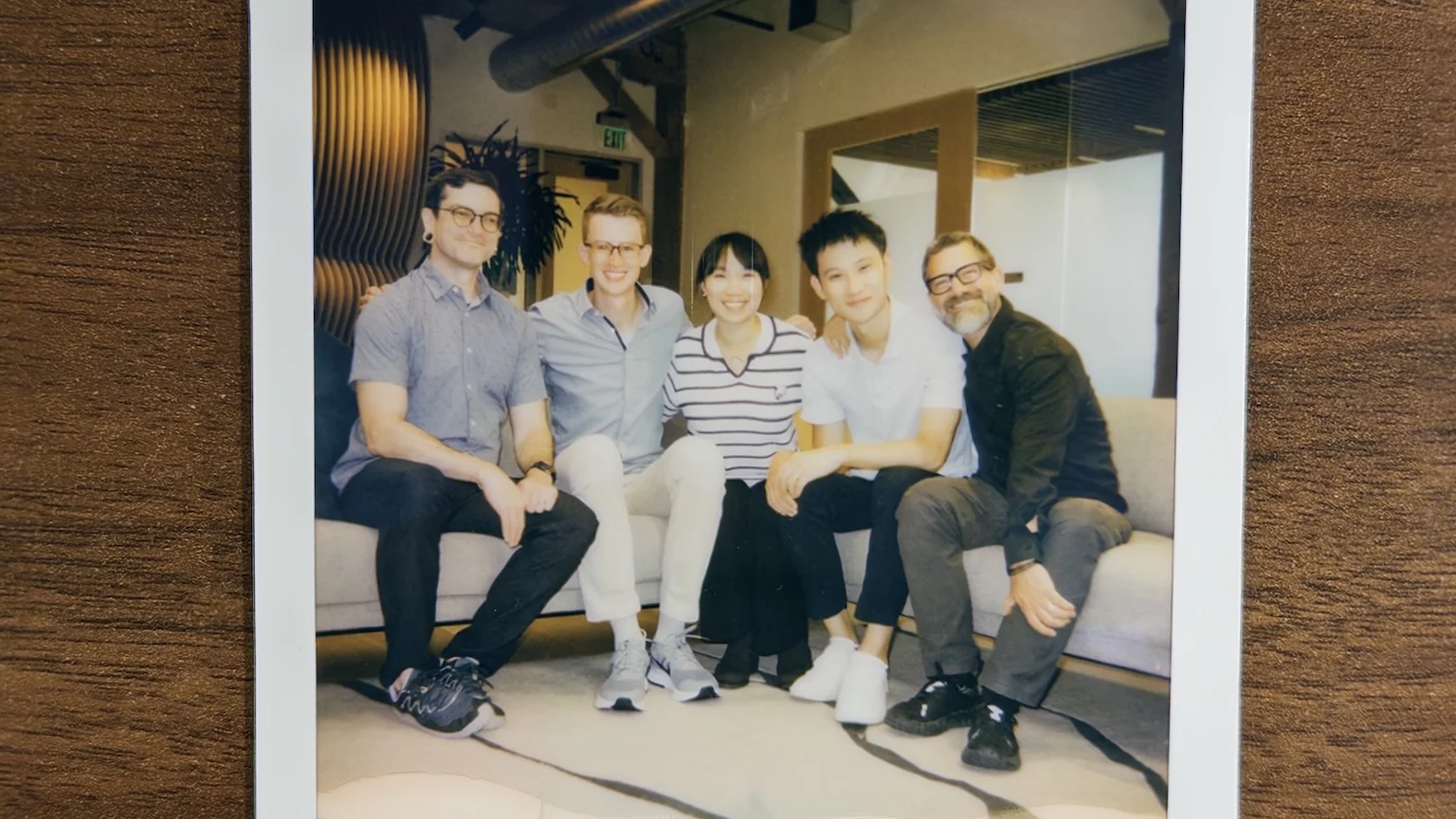 polaroid of team phota