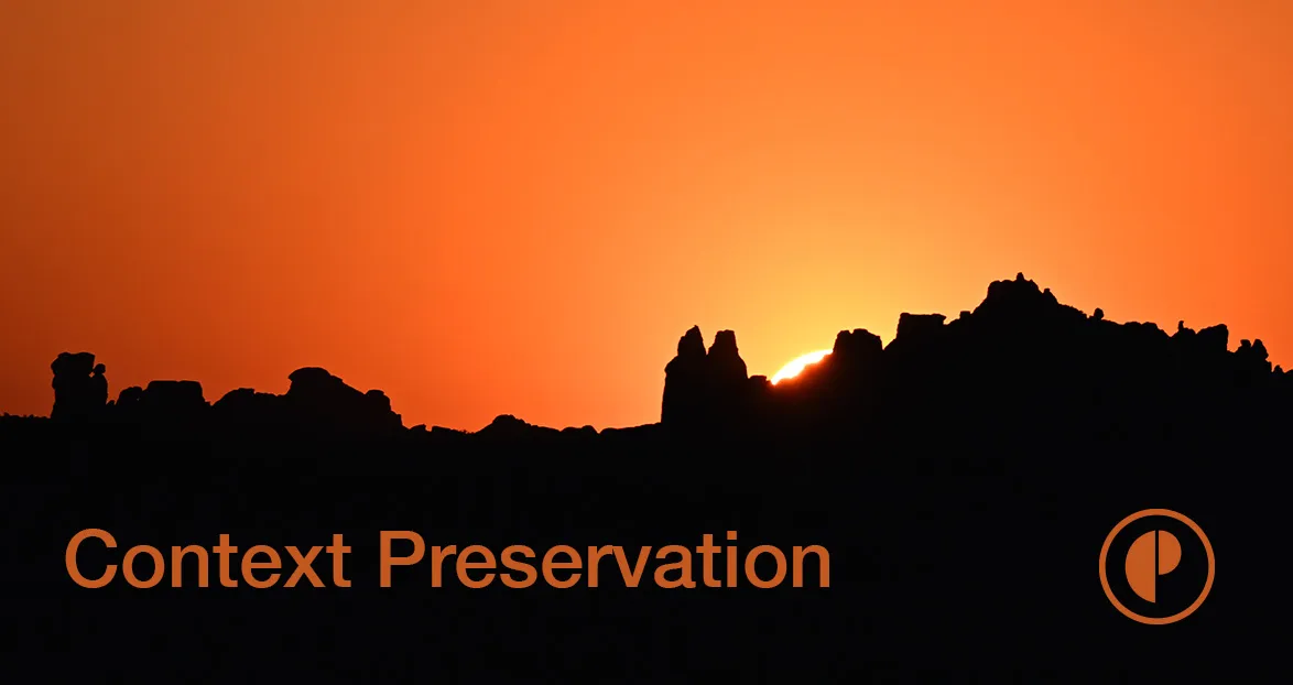 context preservation banner