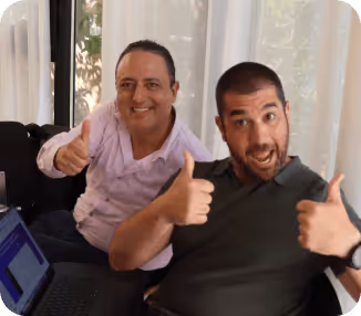 Yuri Rangel and Beni Castellanos working session at EDT&Partners