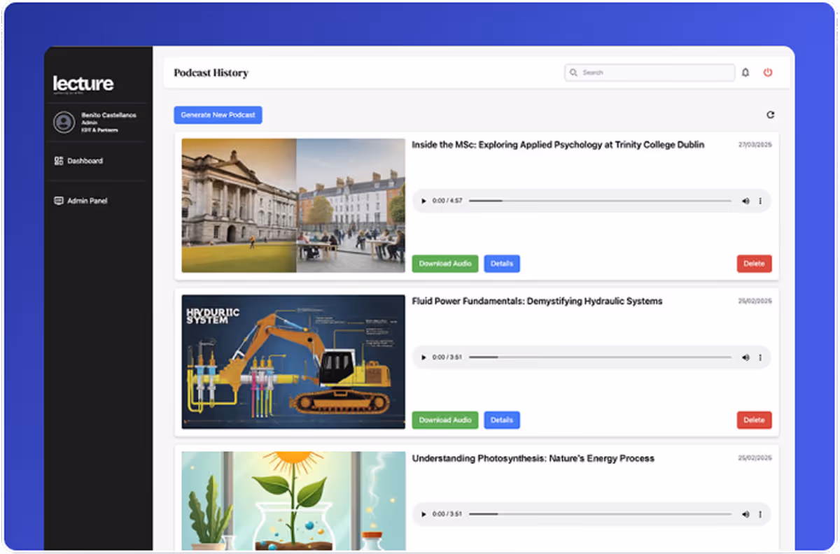 Lecture, GenAI framework personalized AI-driven learning ecosystem