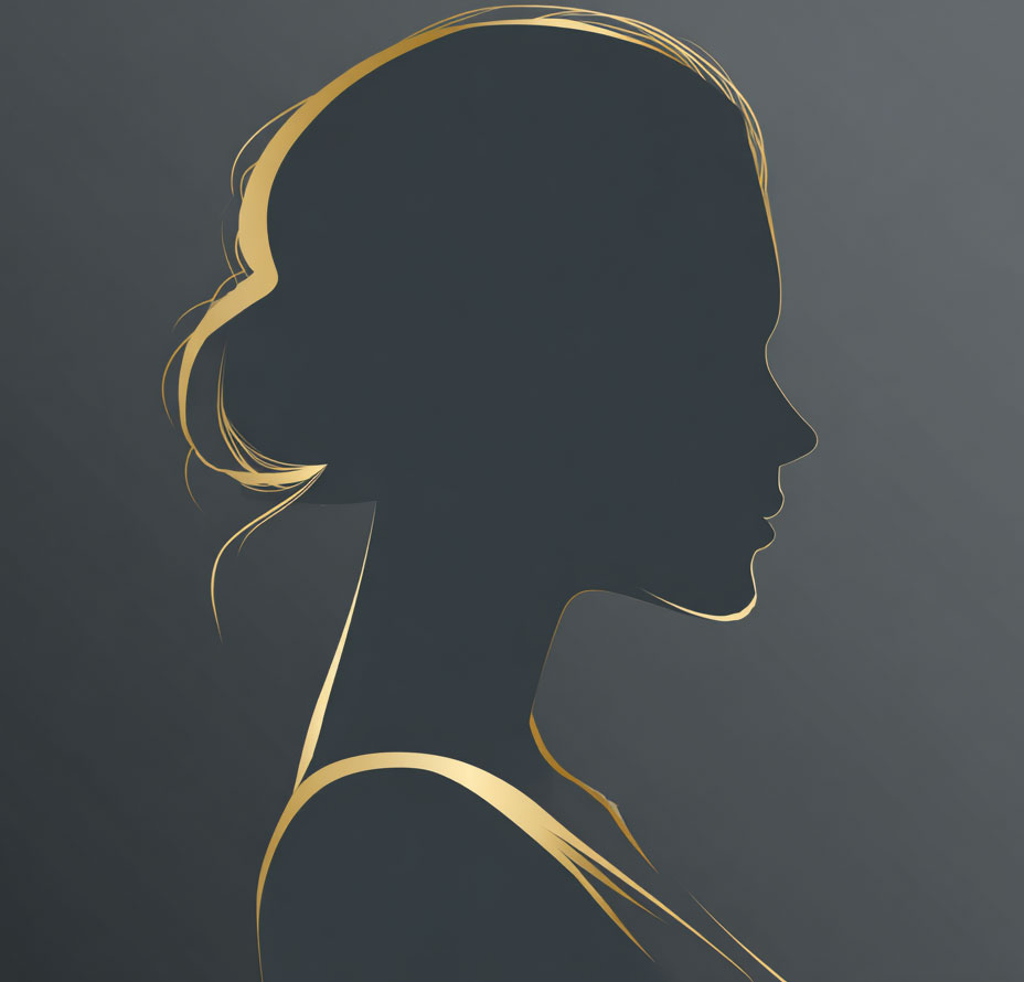 Silhouette of a woman