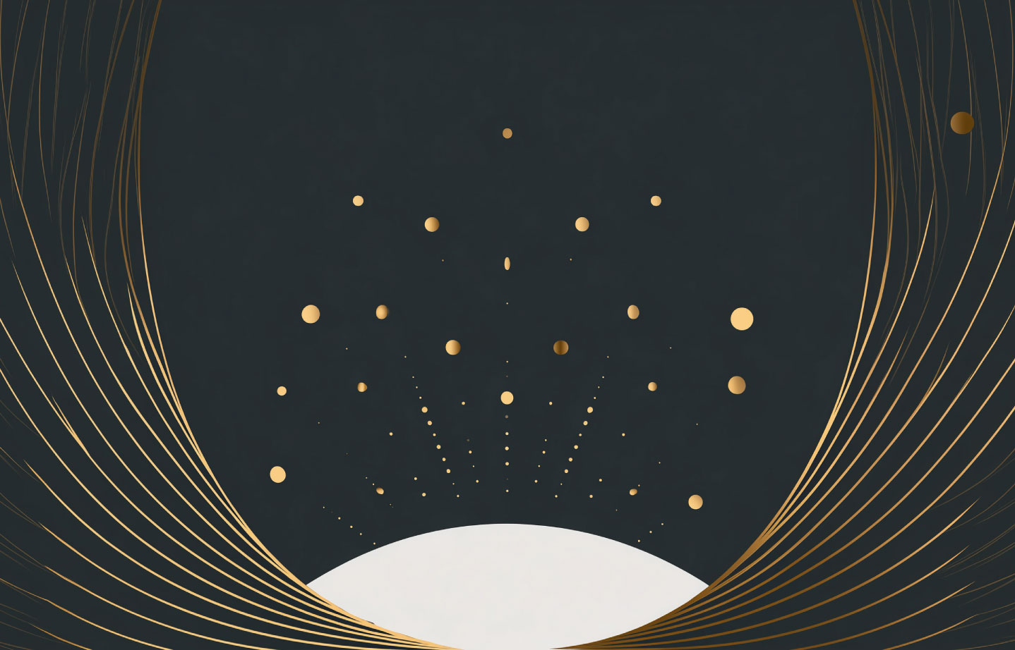 illustration of flourishing wealth gold coins flying as wealth accumulates 