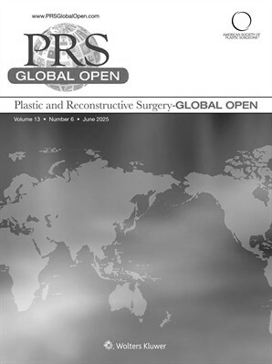 Plastic and Reconstructive Surgery (PRS) Global Open journal cover in grayscale.