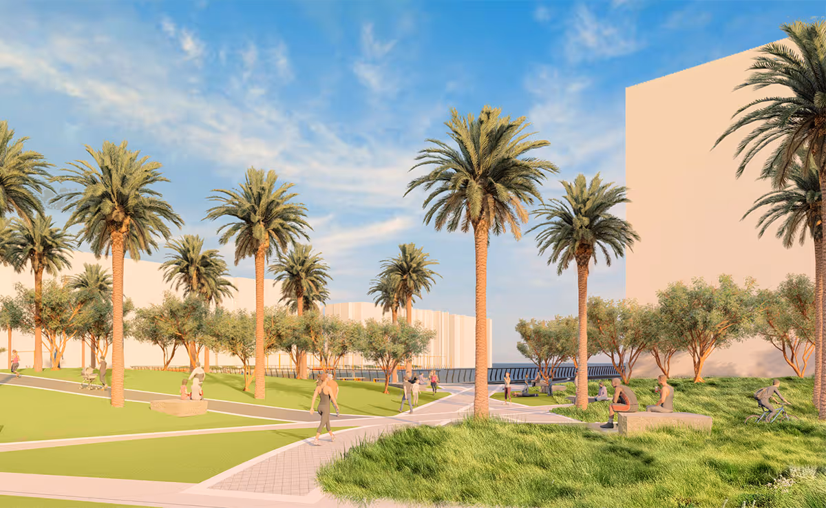 Brooklyn Plaza Pocket Park at Brooklyn Basin