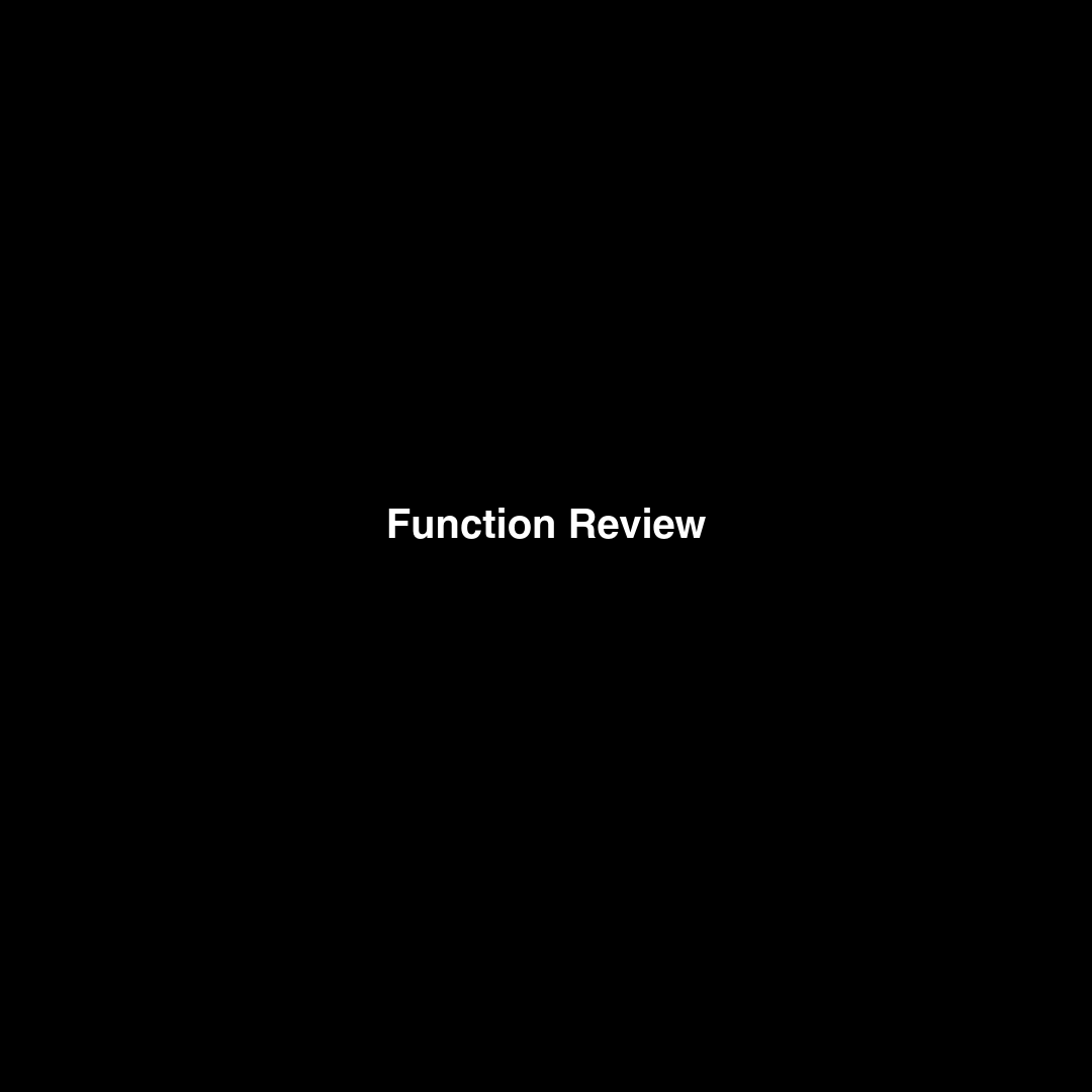 Introducing Function Review: From Black Box to Glass Box for Production AI