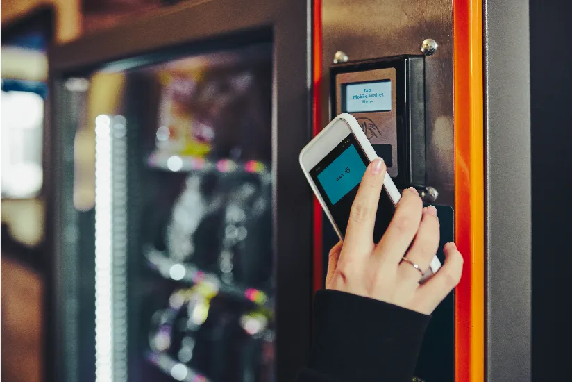 cashless vending machine payment