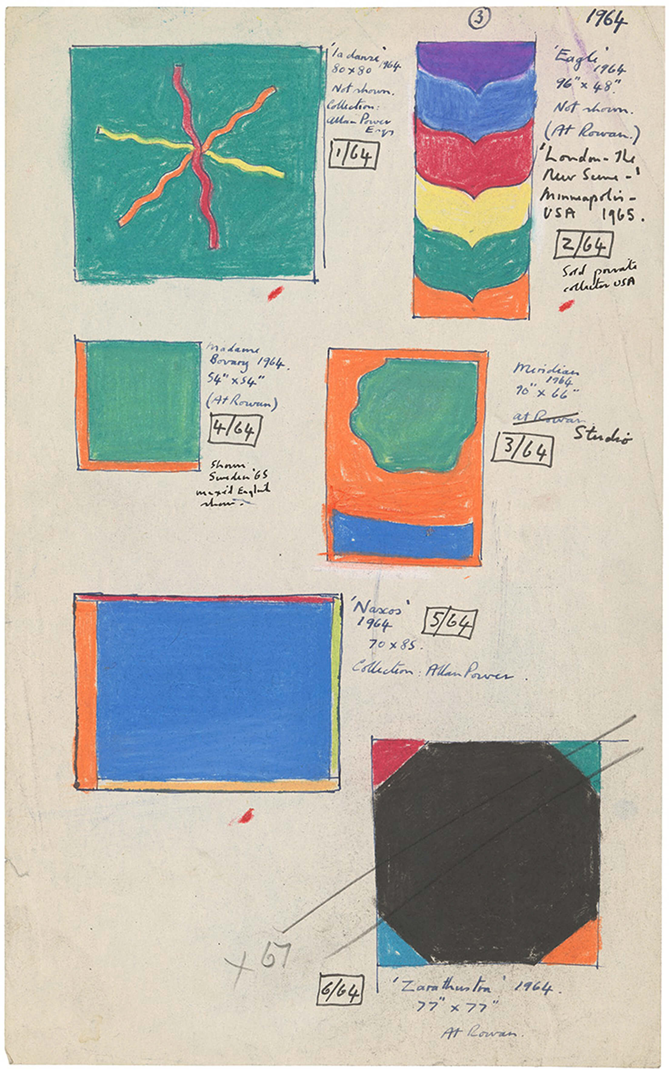 Jeremy Moon hand-drawn inventory