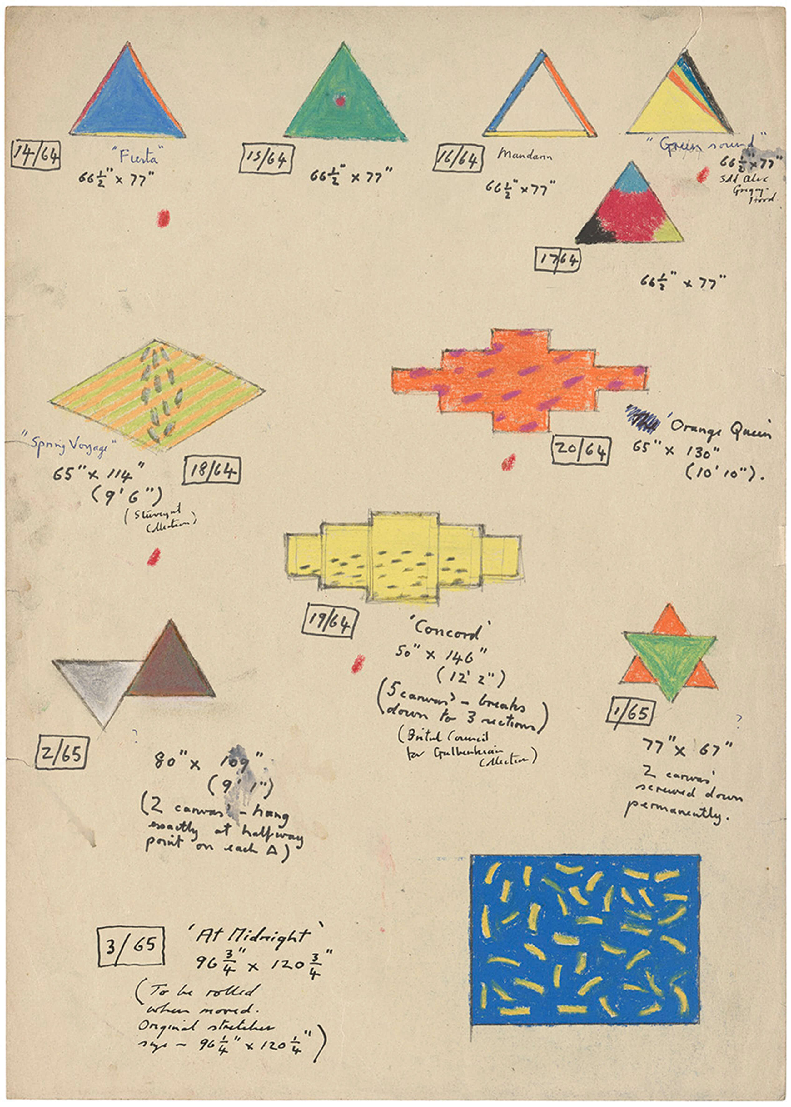 Jeremy Moon hand-drawn inventory