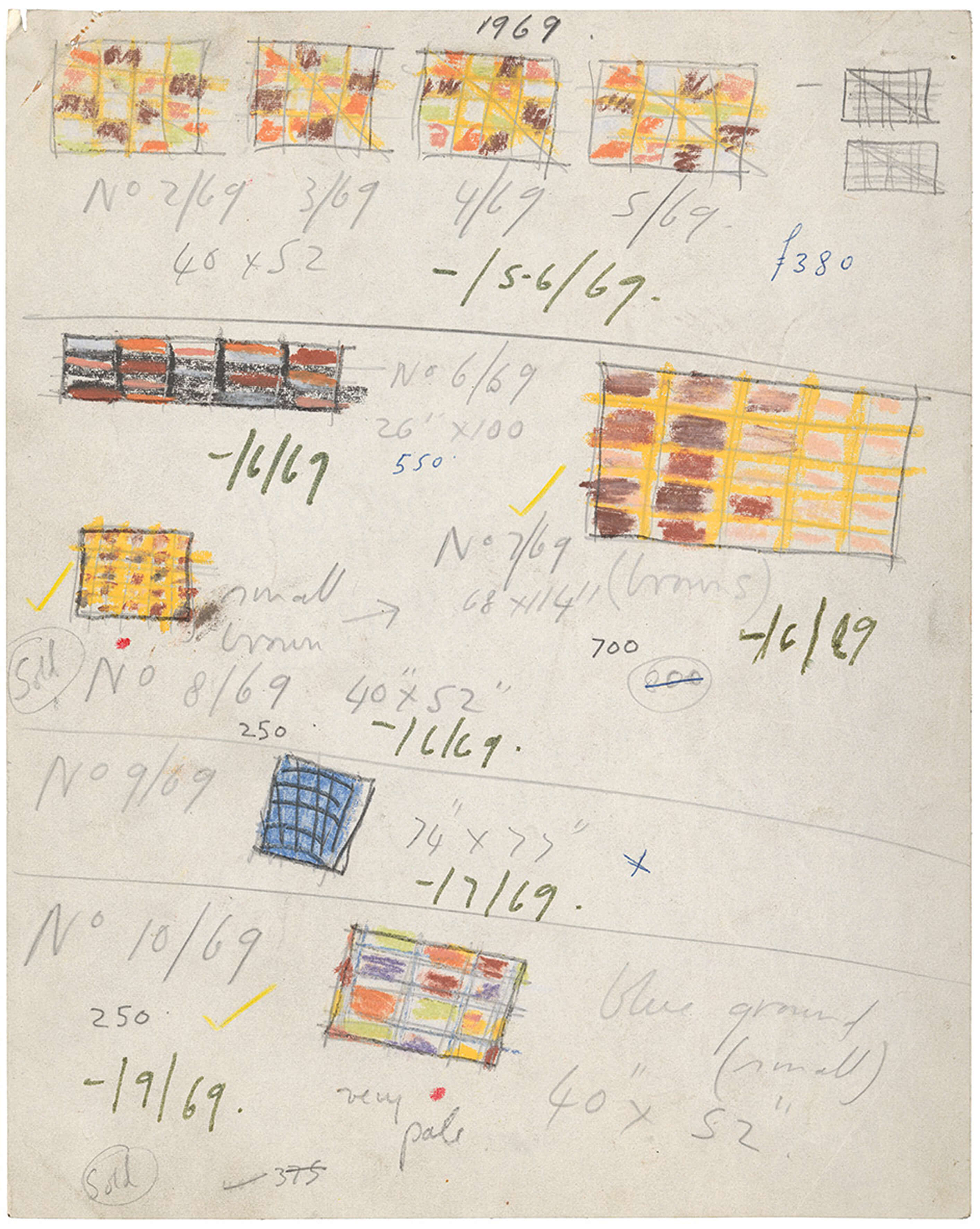 Jeremy Moon hand-drawn inventory