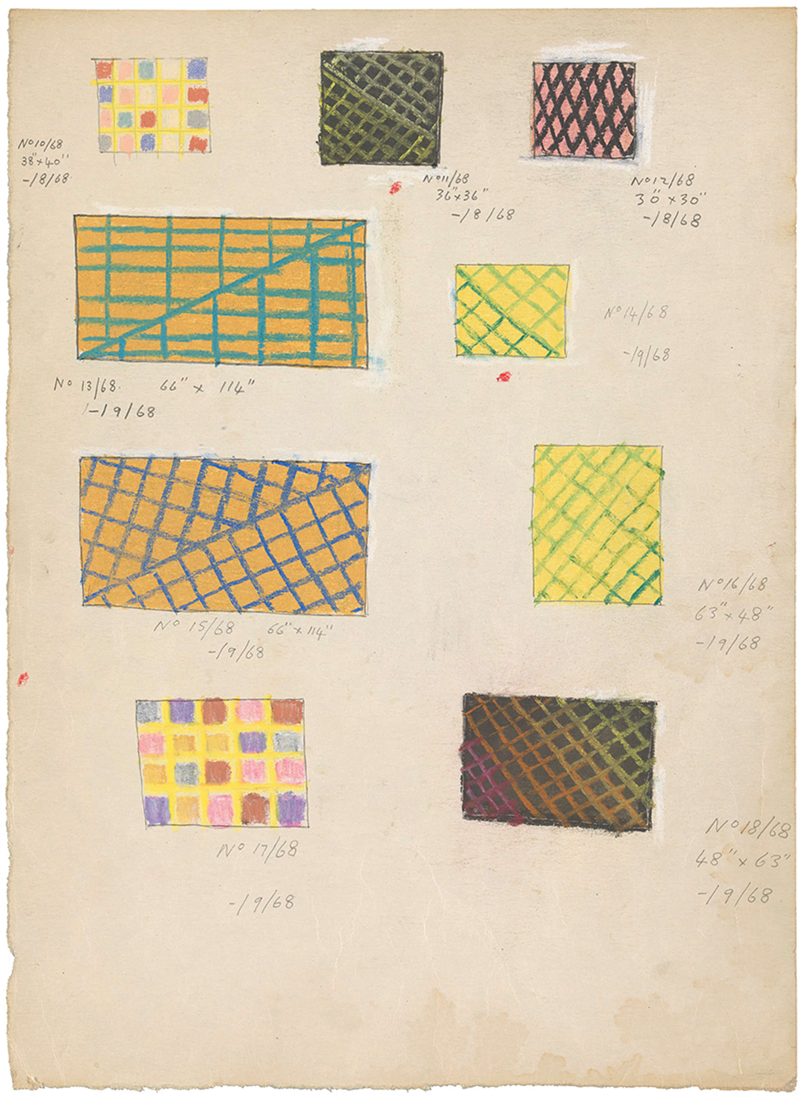 Jeremy Moon hand-drawn inventory