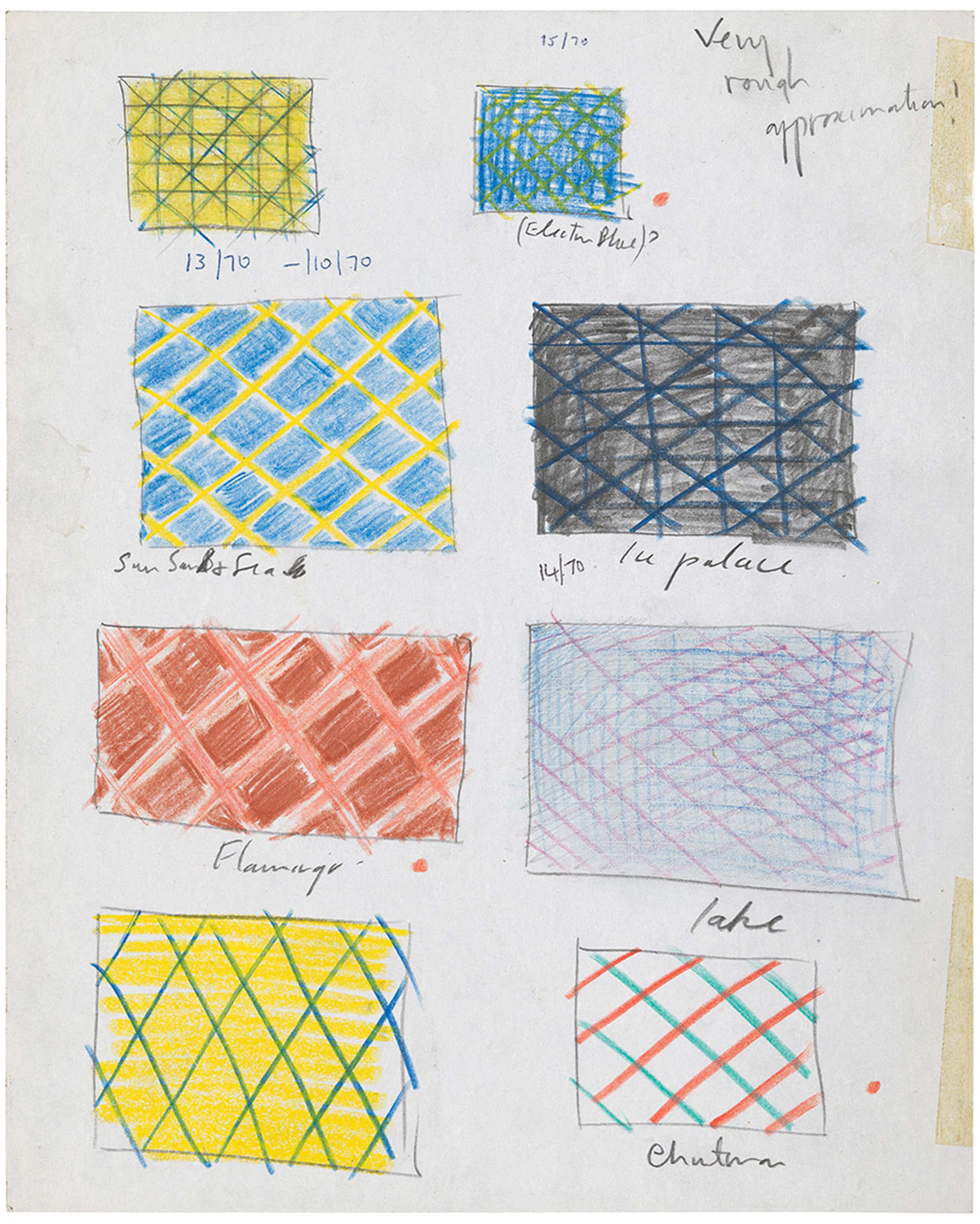 Jeremy Moon hand-drawn inventory