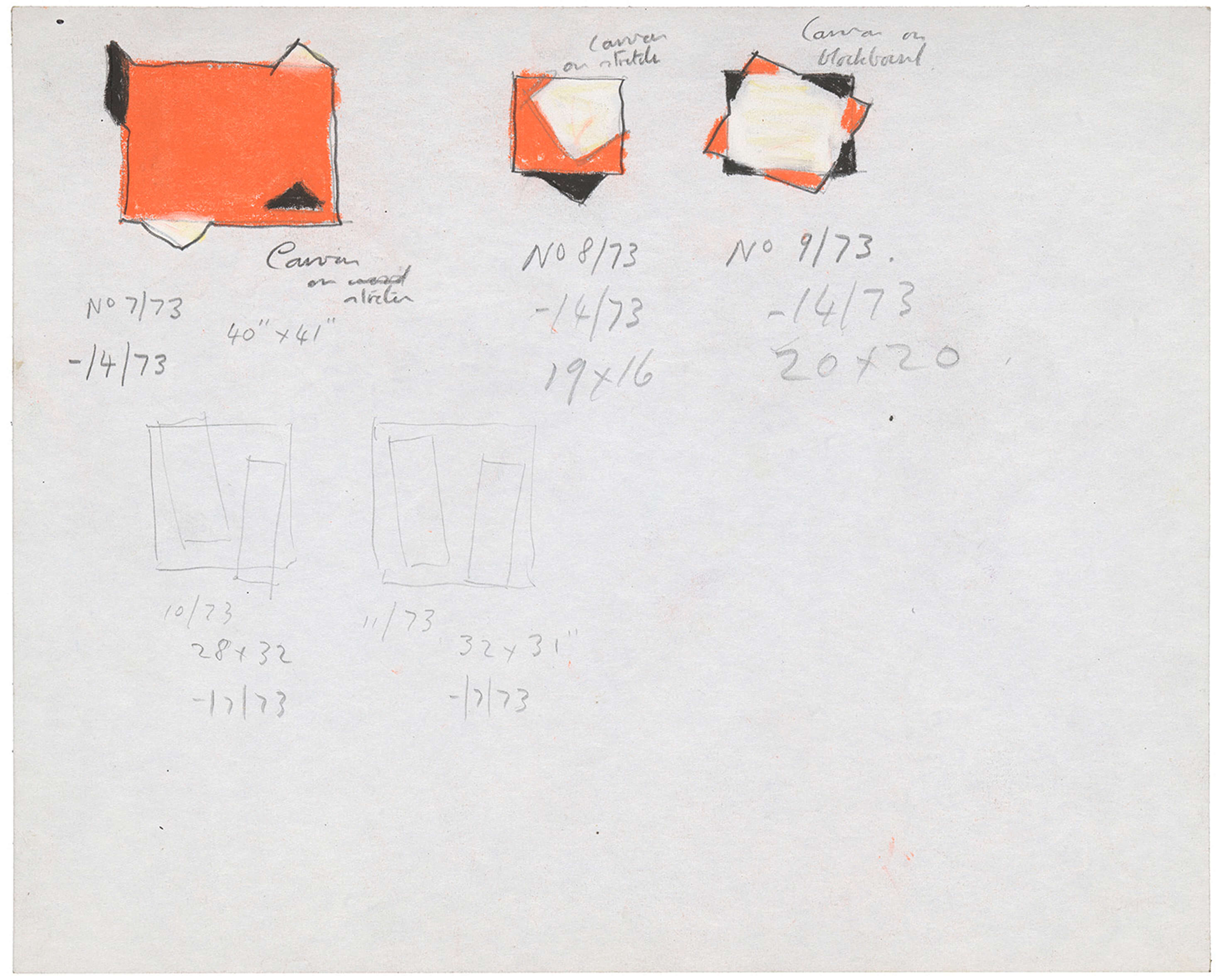 Jeremy Moon hand-drawn inventory