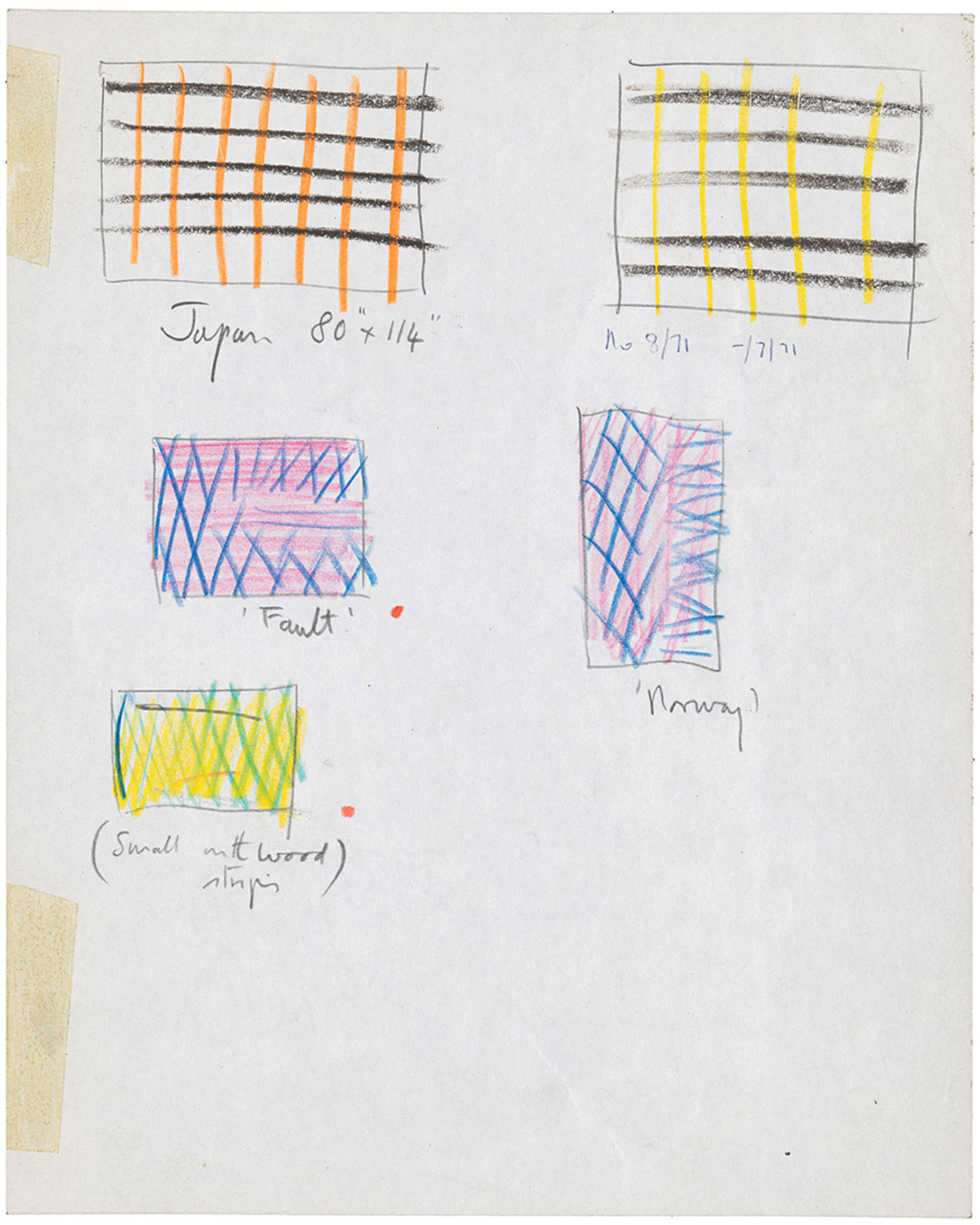 Jeremy Moon hand-drawn inventory